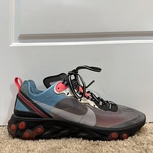 Nike React Element 87 Shoes Mens Size 9.5 Multicolor Running Sneakers AO1090-006